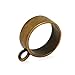 10 Open Back Bezel Pendants - Round 20mm Antique Bronze Frames for Resin, Polymer Jewelry Making