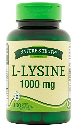 Nature's Truth L-Lysine 1000 mg Capsules, 100 Count