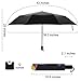 Rainlax Travel Umbrella Anti-UV Protection Canopy Parasol Sun& Rain Compact Windproof Umbrellas(Glaze)