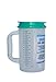 Mugs N Coffee 32 oz Travel Mug – Teal Water is Essential Hospital Mug – Double Wall Insulated, Large Handle – BPA-Free, Leak-Resistant – Includes Lid and Straw – Made in USA
