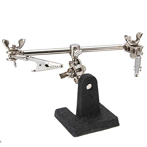 Retyly Third Hand Soldering Iron Stand Clamp Helping Hands Clip Tool Pcb Holder Electrical Circuits Hobby