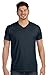 Hanes 4.5 oz., 100% Ringspun Cotton nano-T V-Neck T-Shirt, XL, VINTAGE BLACK