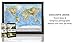 Scratch off travel map of the world - Easy to scratch off world travel map tracker - 33 x 24 Poster