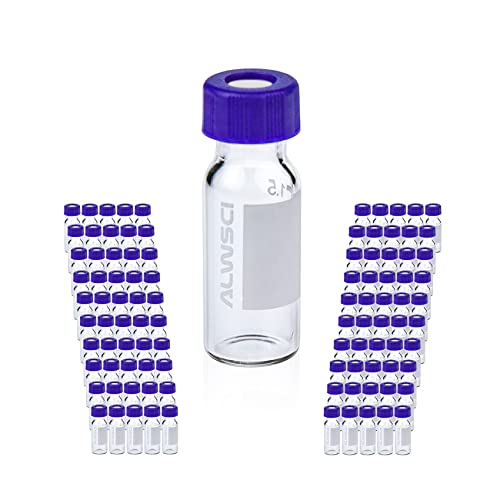 ALWSCI 2ml 9mm HPLC Vial,Clear Autosampler Vial, Borosilicate Sample
