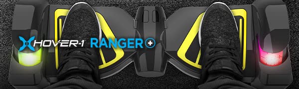 Hover-1 Ranger + Electric Self Balancing Scooter – 9MPH Top Speed, 9 Mile Range, Long Lasting Li-Ion Battery, 5HR Full Charge, Built-In Bluetooth Speaker – Rider Modes: Beginner to Expert
