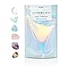 ALCHEMY OF U - 6pc Face Beauty Crystal Chakra set, Glow/Detox Facial Crystal Grid for Anti Aging and Aura Cleansing by Solaris NY