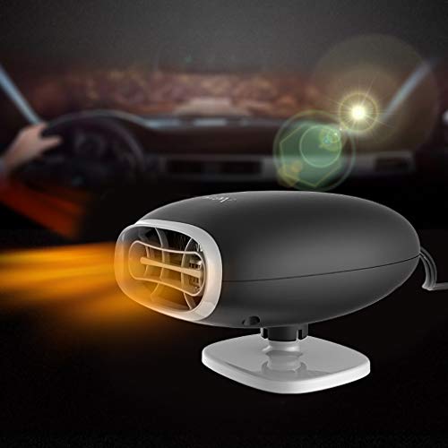Pstars Mini Portable Car Heater with Adjustable Thermostat, Automatic Overheat Protection, Efficient and Lasting, Energy Saving, Electric Warmer Vehicle Winter Warm