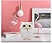 iefoah Owl Girls Piggy Bank Cute Owl Shape Gifts Ceramic Coin Banks White Can Owls Christmas Birthday Gift for Adults Kids Children Baby Home Bedroom Nursery Decorative Oranment