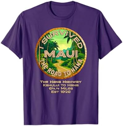 Amazon.com: I Survived the Road to Hana Shirt T-Shirt : Clothing