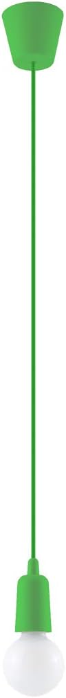 SOLLUX Pendant Lamp Diego Unique Design Without Lampshade Minimalist Lighting Minimalist Lighting LED Single Bulb Green