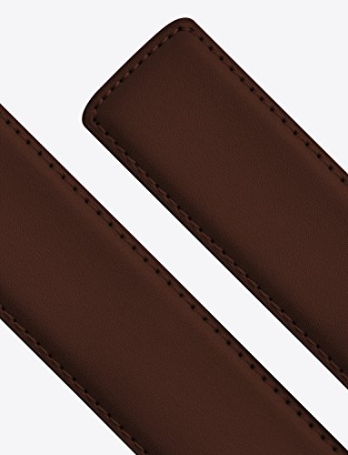 Chocolate Brown Mission Belt Leather Strap, 40mm