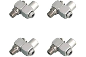 Canadian Tool and Supply (4-Pack) Air Hose Swivel Connectors Fitting 1/4" Inch NPT (4xASC-14)