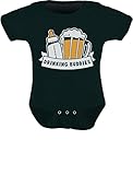 TeeStars - Drinking Buddies Father's Day Gift Baby & Dad Cute Baby Bodysuit