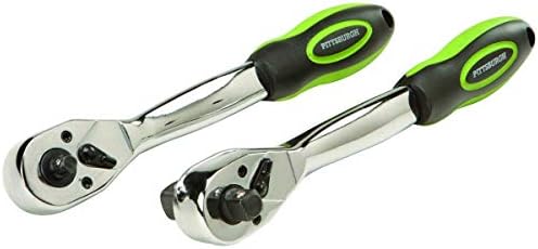1/4-inch, 3/8-inch, 1/2-inch Dual Drive Ratchet Set with Reversible Direction Thumb Lever
