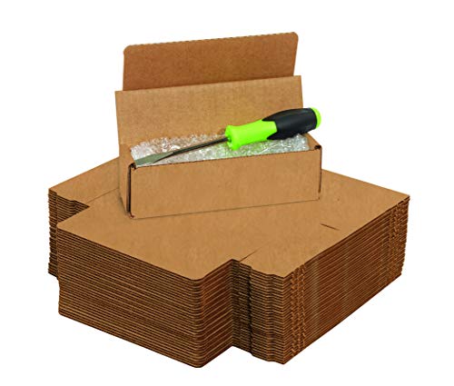 BOX USA BM1264K Corrugated Mailers, 12" x 6" x 4", Kraft (Pack of 50)