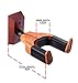 PUNK Auto Lock Safety Wooden Wall Mount Holder, Classical, Electric, Acoustic, Guitar Bass Hanger