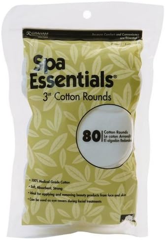 Graham Spa Essentials Cotton Rounds 3 Inch