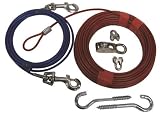 PDQ Boss Pet Q5070 000 99 70' Large Dog Trolley System with Leash