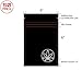 50 Odorless Smell Proof Mylar Resealable Bags | Bonus Heat Sealer | 4x6x2 Inches | by Elevated Developments