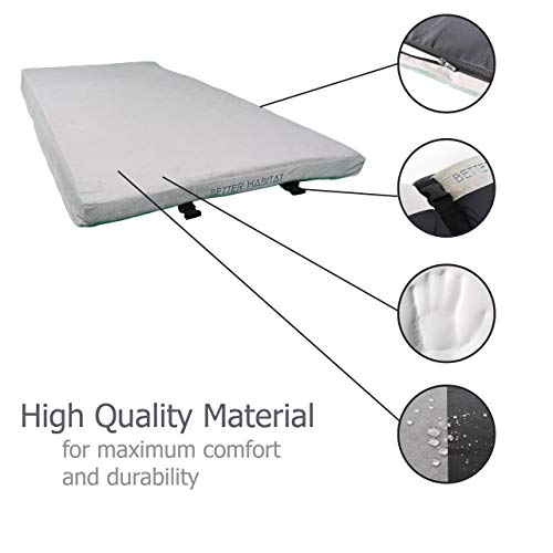 Better Habitat [New] SleepReady Memory Foam Floor Mattress (75 x 36 x 3