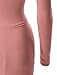 RubyK Womens Fitted Long Sleeve Asymmetrical Side Knotted Bodycon Dress