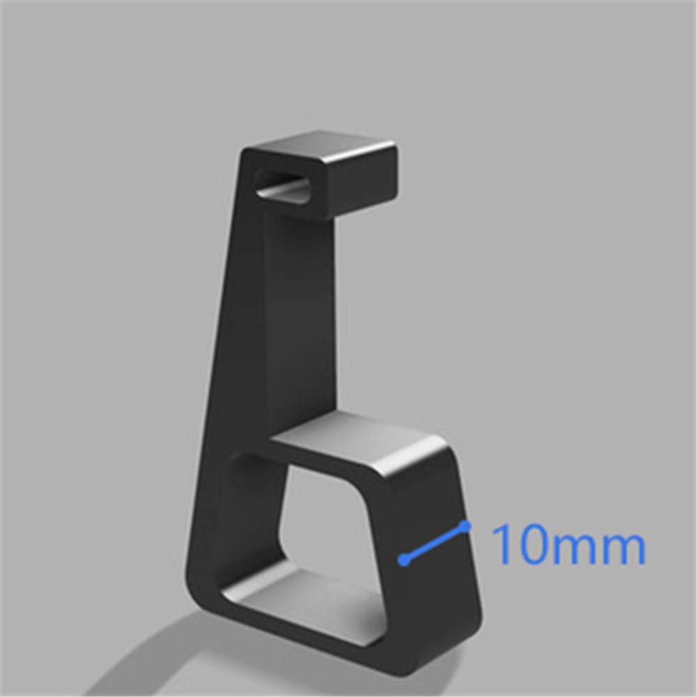 4PCS Accessories Horizontal Heighten Support Feet Stand Cooling Legs Bracket Console Holder(1 set-For PS4 Slim,black)