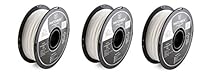 HATCHBOX PLA 3D Printer Filament, Dimensional Accuracy +/- 0.03 mm, 1 kg Spool, 1.75 mm, White. (3 Pack) by HATCHBOX