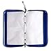 Siveit 80 Capacity Heavy Duty CD/DVD Wallet Binder, Storage, Case, Bag, Holder, Booklet (Blue)