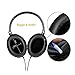 Insermore Active Noise Cancelling Over Ear Headphones with mic,Hi-Fi Stereo Good Bass Headsets for Travel with Airplane Adapter,Light Weight Office Earphone for iPhone/Android/PC,Carry Case-Black