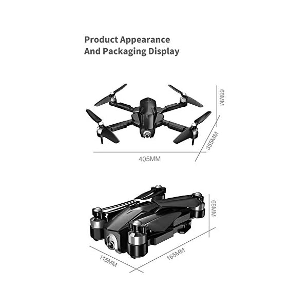 AHangcc Drohne mit Kamera für Erwachsene, Drohne 4K Kamera, Drohne GPS Return Home, Drohne 5G WiFi FPV App, Drohne… – Bild 6