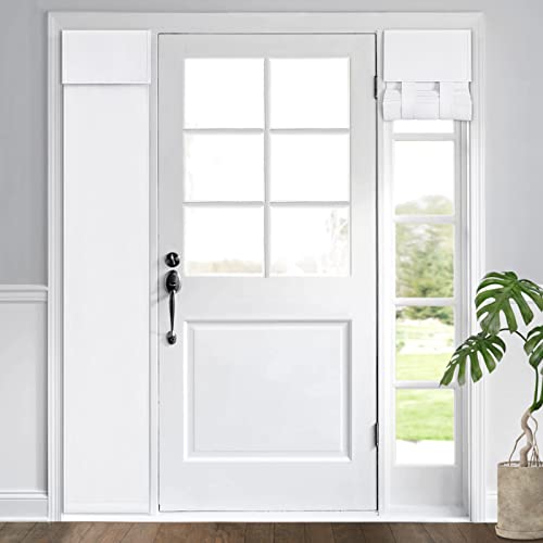 HOMEIDEAS Blackout Door Curtains