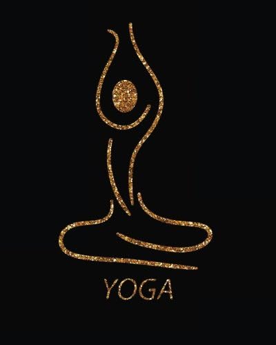yoga: Yoga Lined Notebook Journal Daily Planner Diary 8"x 10": Volume 3 (Yoga Journal Notebook Blank Lined Book Series) Paperback – 8 Jan. 2018