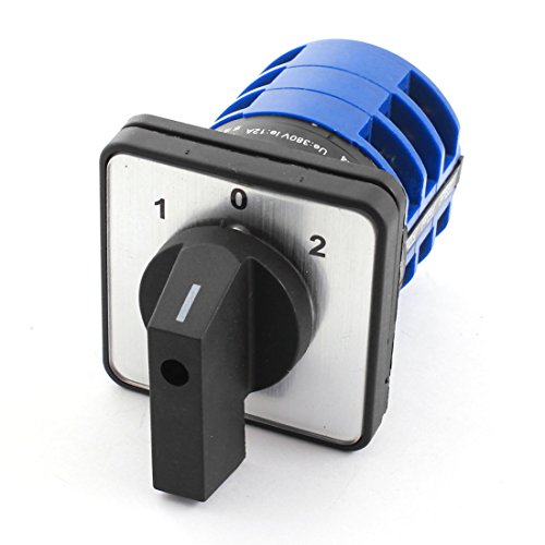 Uxcell a14101000ux0197 AC600V 32A 12 Terminal 3Phase Rotary Cam Changeover Switch LW28-32A - Thumbnail 4