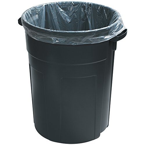 Big-city lbf3036hc can liners, 30" x 36", cle…