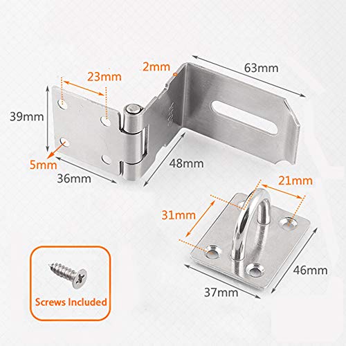 1 Gizhome+Stainless+Padlock+Locking+Security