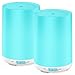 Essential Oil Diffuser, Aroma Diffuser Portable Ultrasonic Cool Mist Humidifier with 7 LED Colors, Mist Mode Adjustment and Waterless Auto Shut-Off for Home,Office,Bedroom, 120ml
