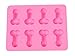 Ucity Bachelorette Party Molds - Candy Chocolate Mold Silicone Ice Cube Soap Tray Molds with Free Pack Confetti