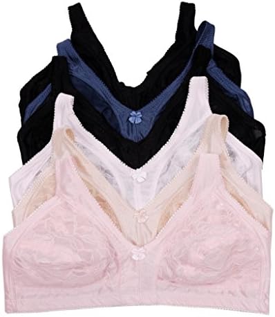 Women's 6-Pack Unlined Wire Free Bras #91 - 36D