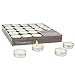 Hosley Set of 50 Unscented Tealight Candles Quality Tealights Ideal for Parties Weddings Spa Aromatherapy Hand Poured Using a High Quality Wax Blend O9