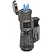 Vertigo by Lotus Cyclone Triple Torch Cigar Lighter Charcoal 3 Packthumb 1