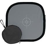 Vidpro WB-24 White Balance Dual-Sided Disc - 18% Gray Card with Target & Neutral White Panel - Collapsible & Wipe Clean Surfa