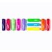 Yoobi Mini Highlighter Set - Set of 10 Cute, Bright Chisel Tip Liquid Highlighters - Red, Pink, Green, Purple, Yellow, and More, Non-Toxic Colored School Supplies Highlighters Set with Case - 10 Pack