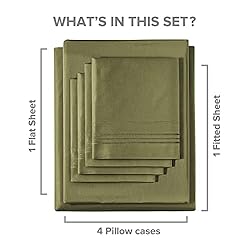 Full 6 Piece Sheet Set - Breathable & Cooling Bed