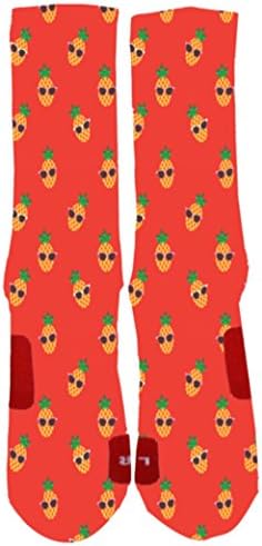 Funny Cute Custom Dri Fit Pineapple Elite Socks With Design