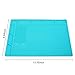 Eachway 13.4 x 9.1 inch Heat Insulation Silicone Pad Desk Mat Maintenance Platform BGA Soldering Repair Station with Scale Ruler Repair Mat