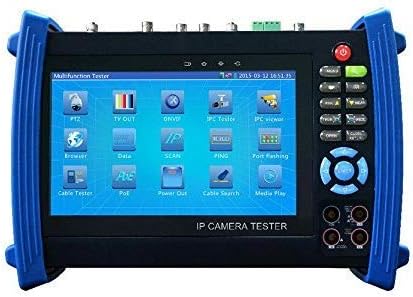 Lsmaa 7 Inch Touch Screen 1080P HDMI IP Camera CCTV Tester/POE Test/WIFI Digital Multi-meter Optical Power Meter Visual Fault Locator TDR IPC8600MOVT