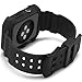 Compatible Apple Watch Band 42mm Case,Camyse Shockproof Rugged Protective Cover with Bands Stainless Steel Clasp for iWatch Apple Watch Series 3, 2, 1 Sport Edition for Men Women grils boys - Black