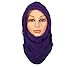 Balaclava Hooded Face Mask Fleece (Purple)