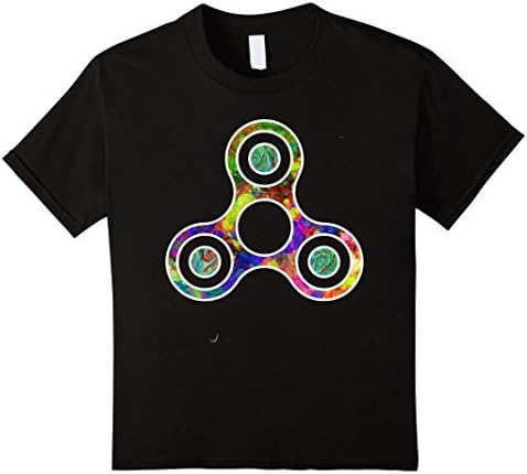 unisex-child Fidget Spinner Premium T-shirt 8 Black