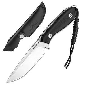 MOSSY OAK アウトドアナイフ シースナイフ 14C28Nブレード G10ハンドル 全長約220mm フルタング構造